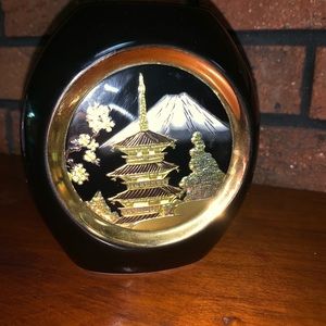 24k gold and silver edged Vintage art of chokin